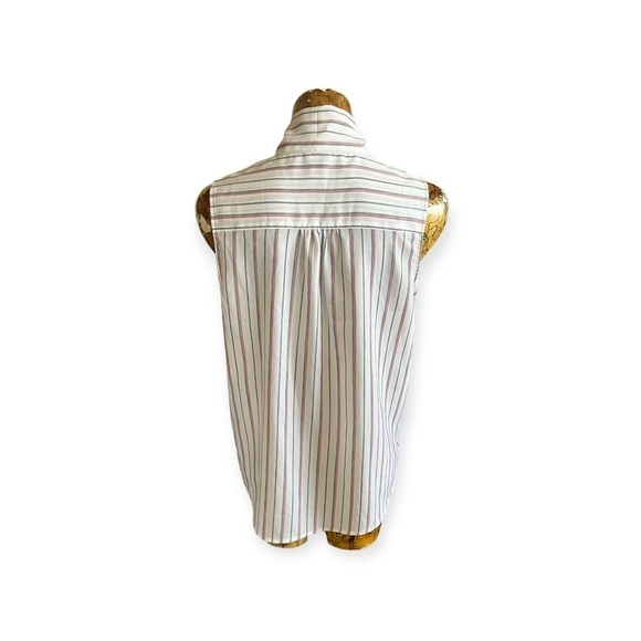 Paraphrase large top sleeveless blouse striped - Picture 4 of 7